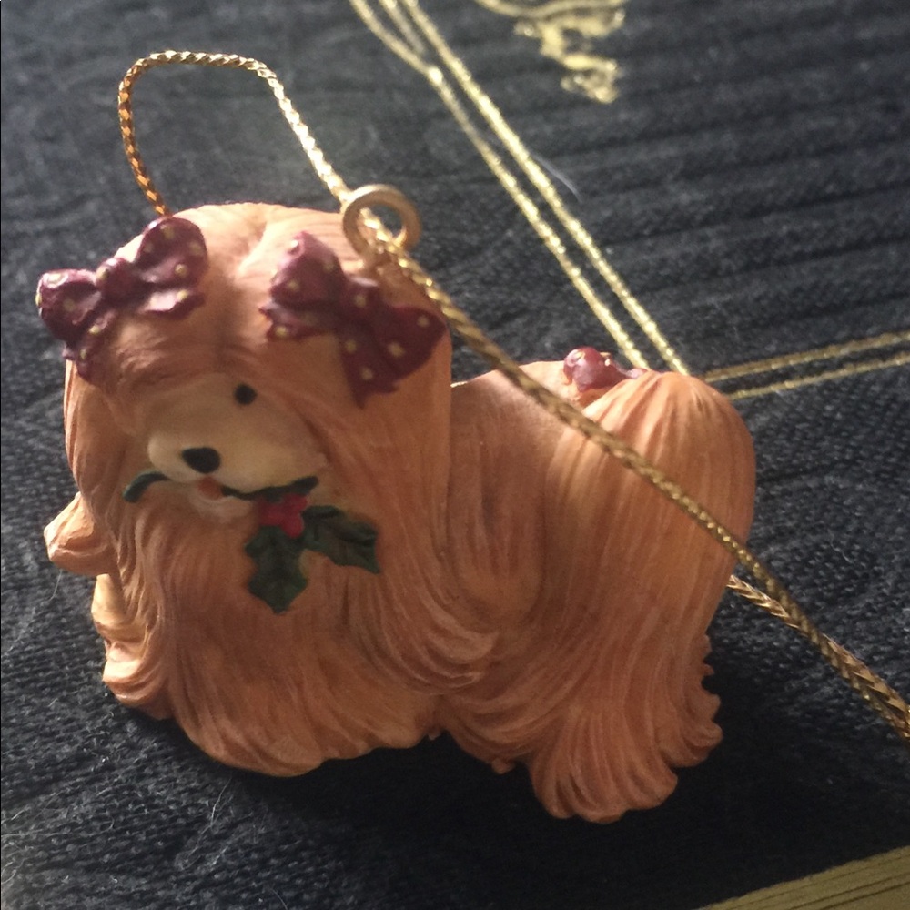 Yorkie Xmax Ornament